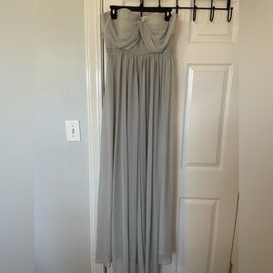 Birdy Grey dove grey chiffon “grace convertible dress” size medium